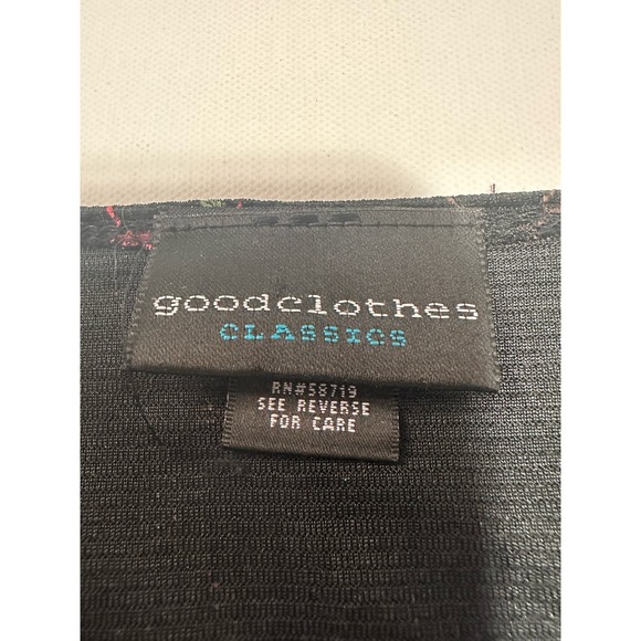 Vintage Good Clothes Classics Womens Black Blouse with embroidery - Large - Picture 6 of 14